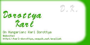 dorottya karl business card